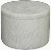 MarbleC Eirenne Marble 5" Box Pearl White