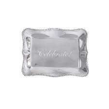 Beatriz Pearl Denisse Celebrate  Engraved Tray