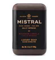 Mistral Men's Bar Soap - Bourbon Vanilla - 250gr