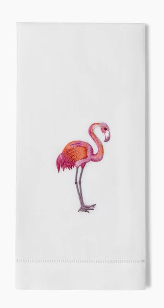 Henry Flamingo Hand Towel