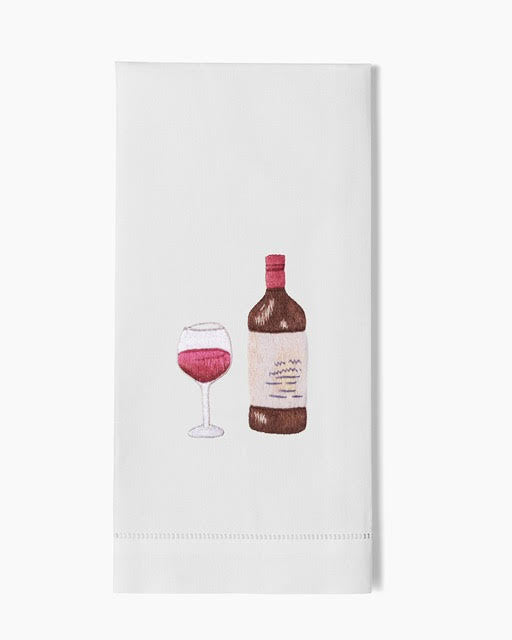 Henry Red Wine Time Hand Towel