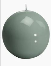 Meloria Ball Candle Small Jade Green