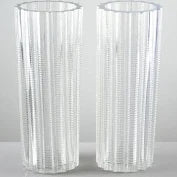 MKOL Threaded Vessel Tall - Crystal