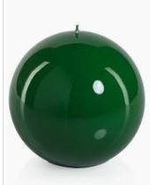 Meloria Ball Candle Small Green