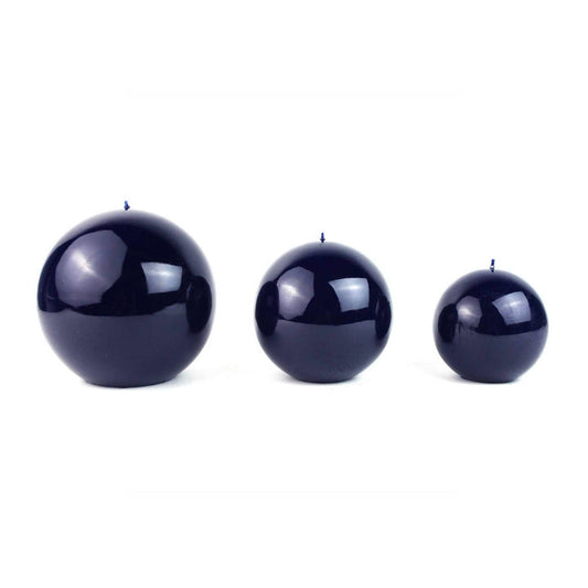 Meloria Ball Candle Large Blue