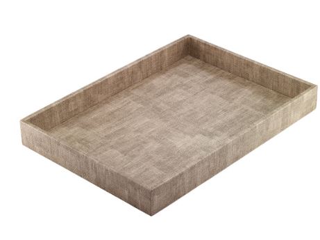 Bodrum Luster Rect Tray Sand