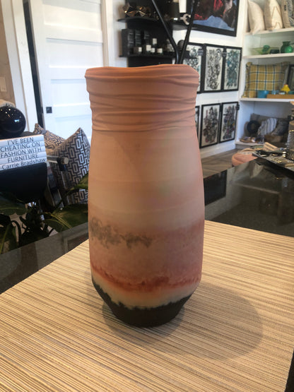 ONE PEACH OMBRE VASE