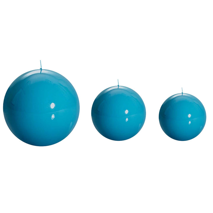 Meloria Ball Candle - Medium - Turquoise