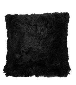 Fibre Alpaca Suri Cushion 20x20 Black