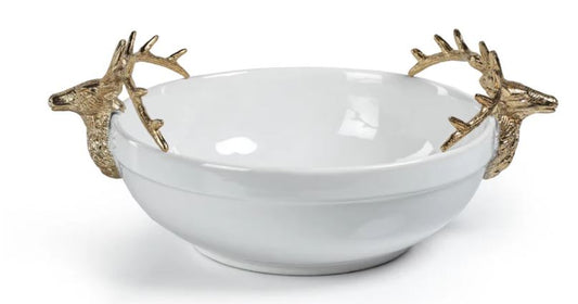 Zodax Aspen Bowl Gold Stag Large