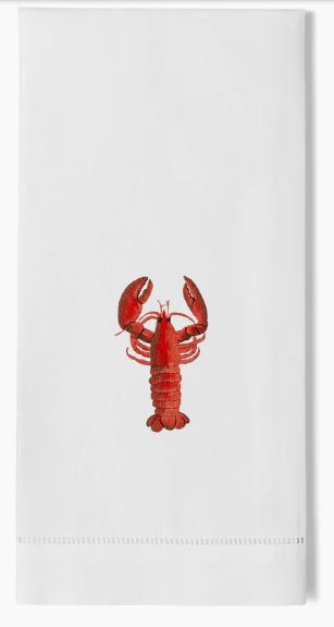 Henry Lobster Modern Hand Towel