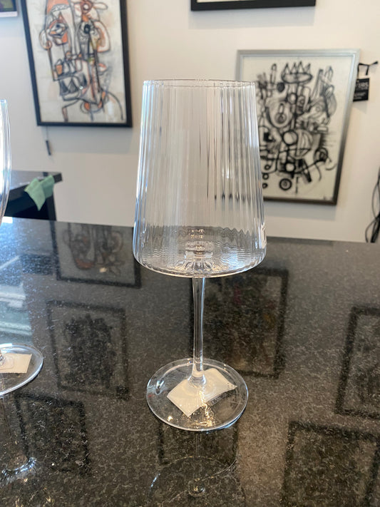 Zodax Bandol Fluted Wine Glass