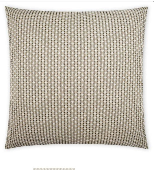 DV Kap Outdoor Dot Dash Taupe 22x22 Pillow