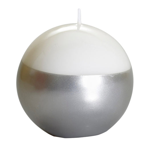 Meloria Glamour LG Candle - White/Silver