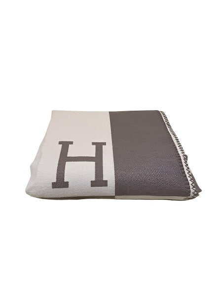 DEC H Throw - Grey