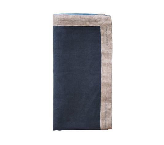 KS Dip Dye Napkin - Navy/Blue