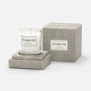 TH Uptown Candle Shagreen Base Morning Breeze