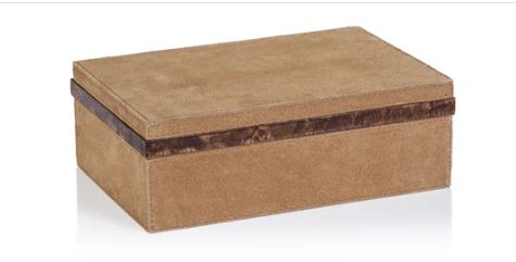 Zodax Cortina Suede Box Small