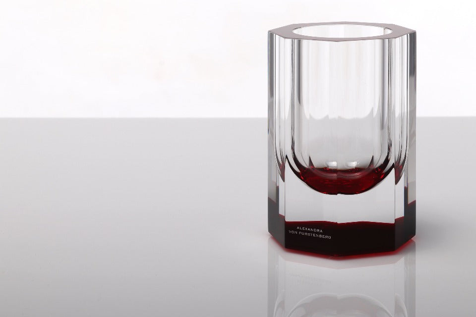 AVF Voltage Bolt Vase  - Ruby