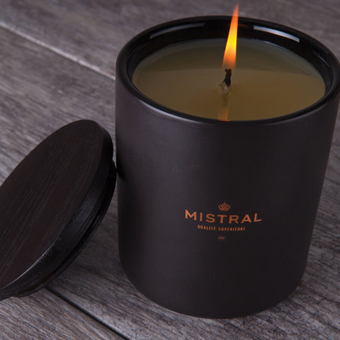 Mistral Men 11oz Candle Black Amber