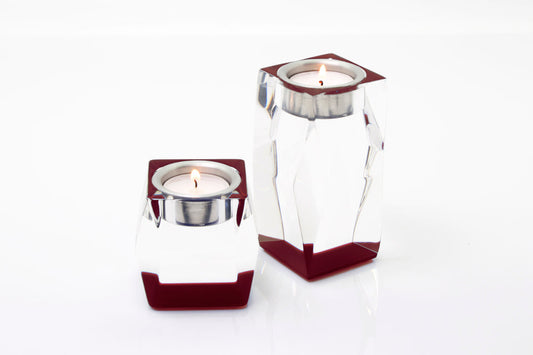 AVF Short Tealight Candleholder - Ruby