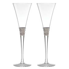 MW Truro Champagne Flute Glass S/2