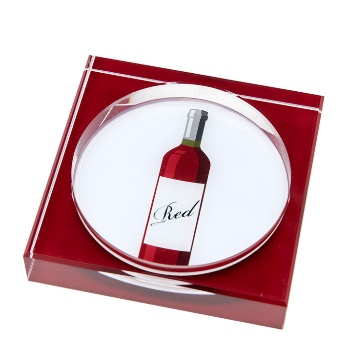 TW Bottle Coaster - Red Wine