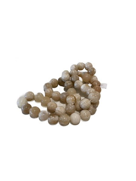 Asian String 50 Beads Beige