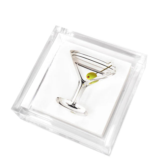 TW Cocktail Napkin Holder  - Martini