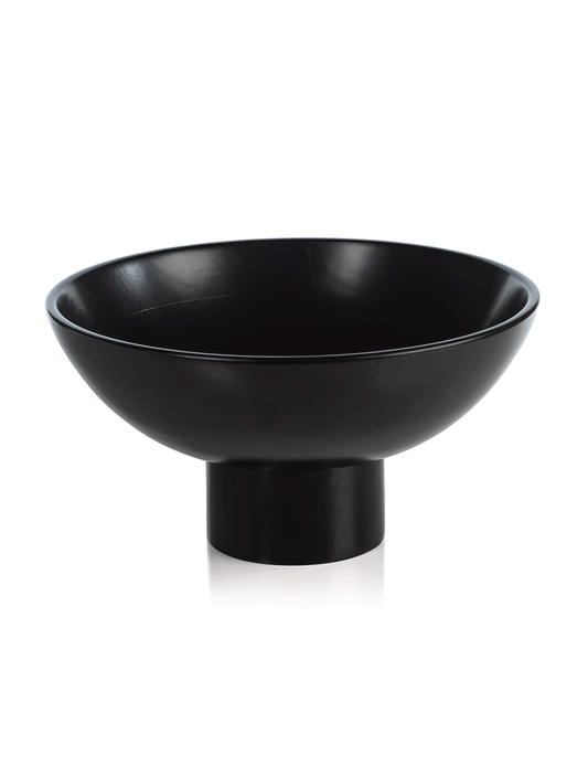 Zodax Côte d'Ivoire Mango Wood Black Bowl