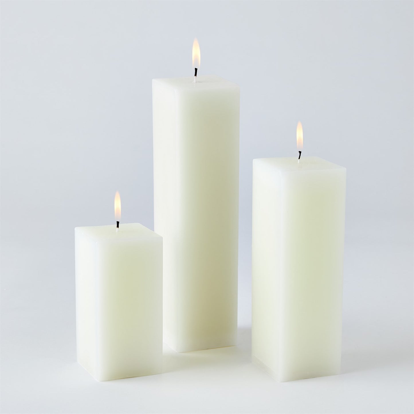 Global Square Pillar Candle 3x9 Unscented