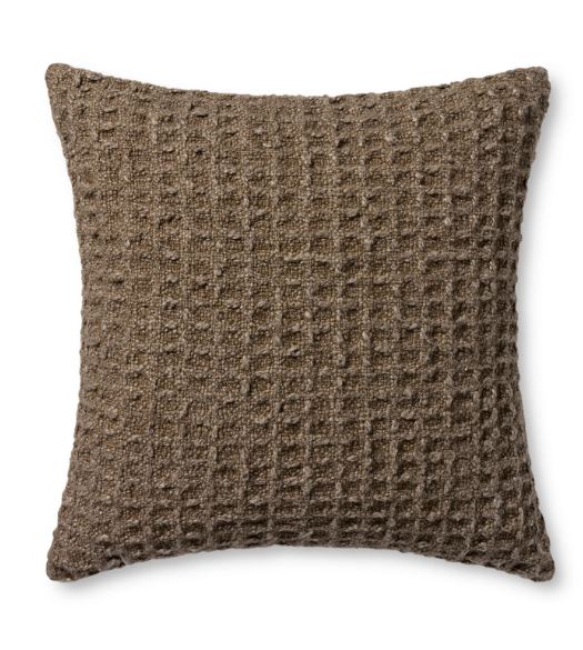 Loloi Brown Pal Pillow 22x22