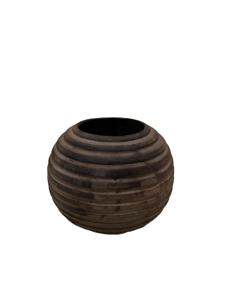 Texture Smoky Grooved Bowl