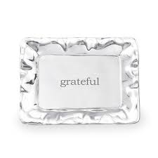 Beatriz Vento Engraved Tray - Grateful