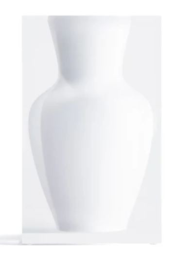 JRW Joseph Bud Vase White Marble