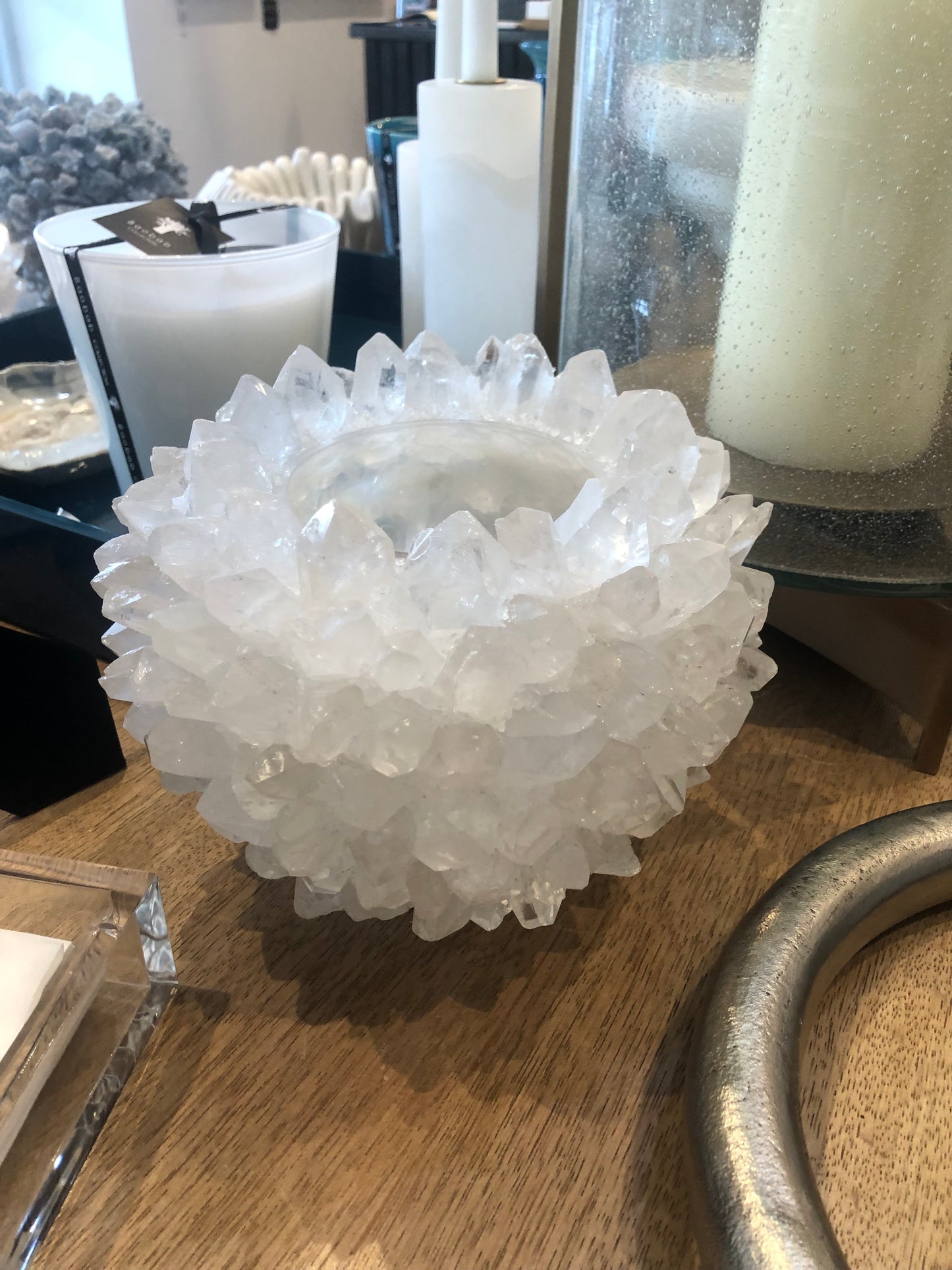 KMC MED Clear Quartz Sea Urchin