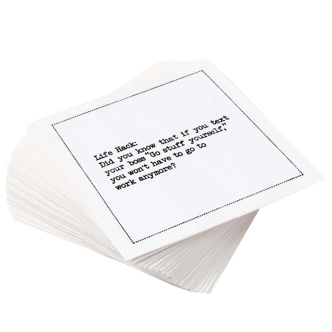 5 Star Inappropriate Thoughts Quotes Napkins