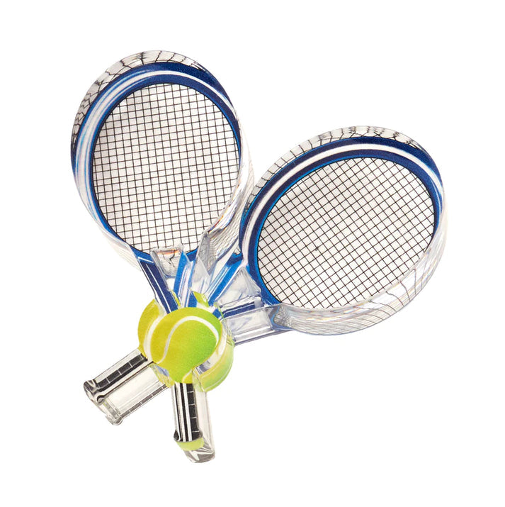 TW Clear Acrylic Block Tennis Racquet