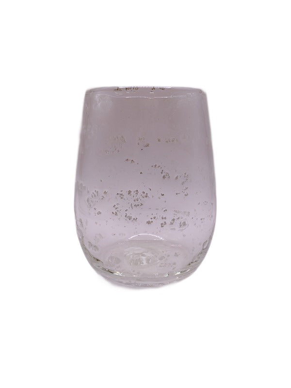 Saban  Silver Flake Wine Glass