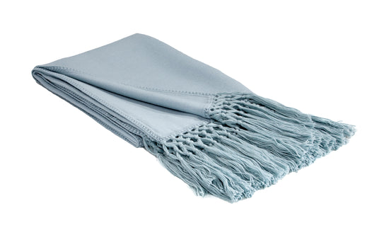 Fibre Cool Woven Throw - Seamist