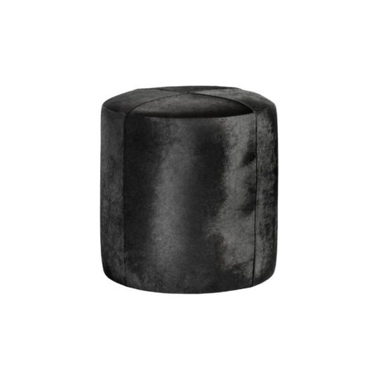 Alder St Francis Small Ottoman Ebony Hide