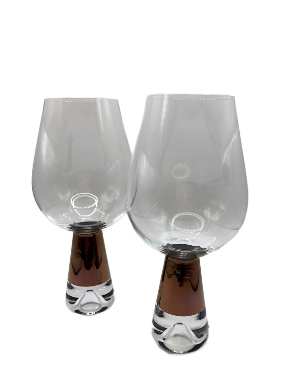 TD Tank Copper Wine Glasses S/2