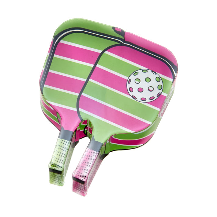 TW Clear Acrylic Block - Pickleball Pink/Green