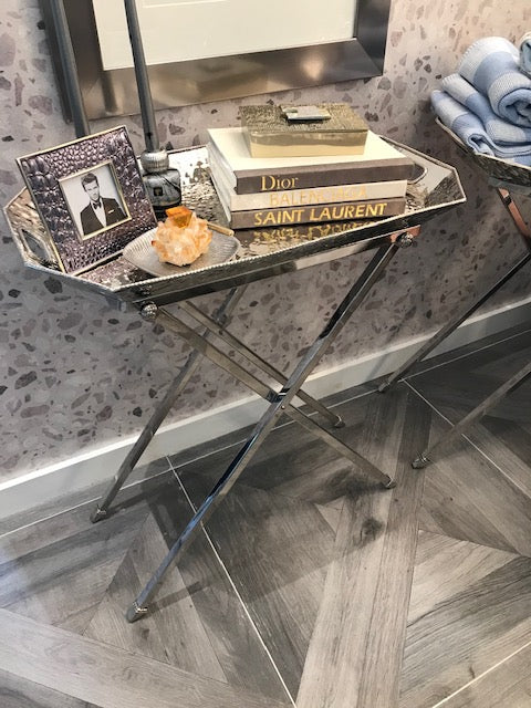 FDG Silver Tray Table