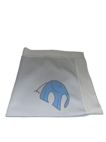 Alashan Cotton Cashmere Safari Baby Blanket - Baby - Blue Combo