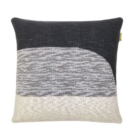 Fibre Cotton Princeton Cushion 20x20 Blk/Gr/Cr