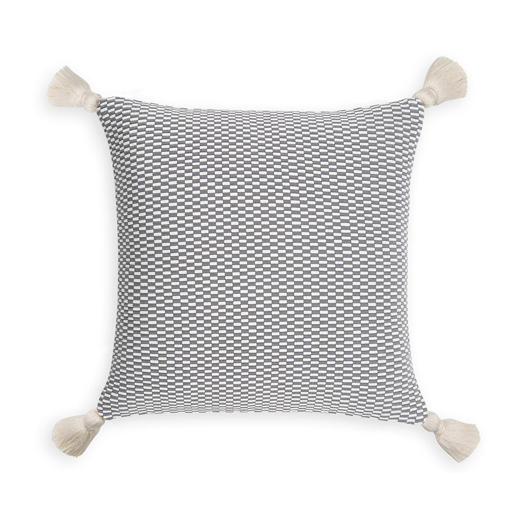 JoHoward Ella SQ Pillow - Grey/Natural