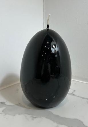 Graziani Egg Candle -Sm - Black