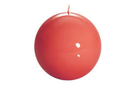 Meloria Ball Candle - Small - Peach