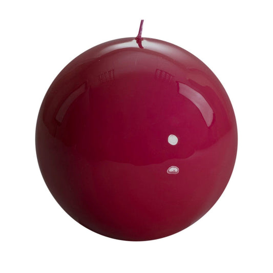 Meloria Ball Candle - Medium - Bordeaux